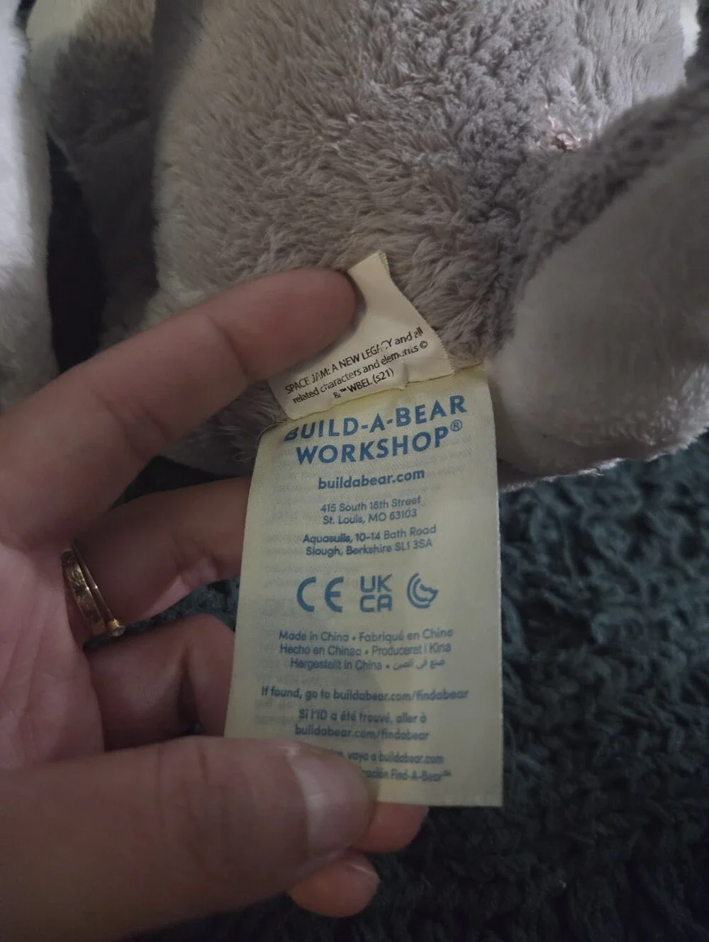Space Jam Build A Bear Bugs Bunny Plush